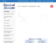 Tablet Screenshot of nauticalseasons.com